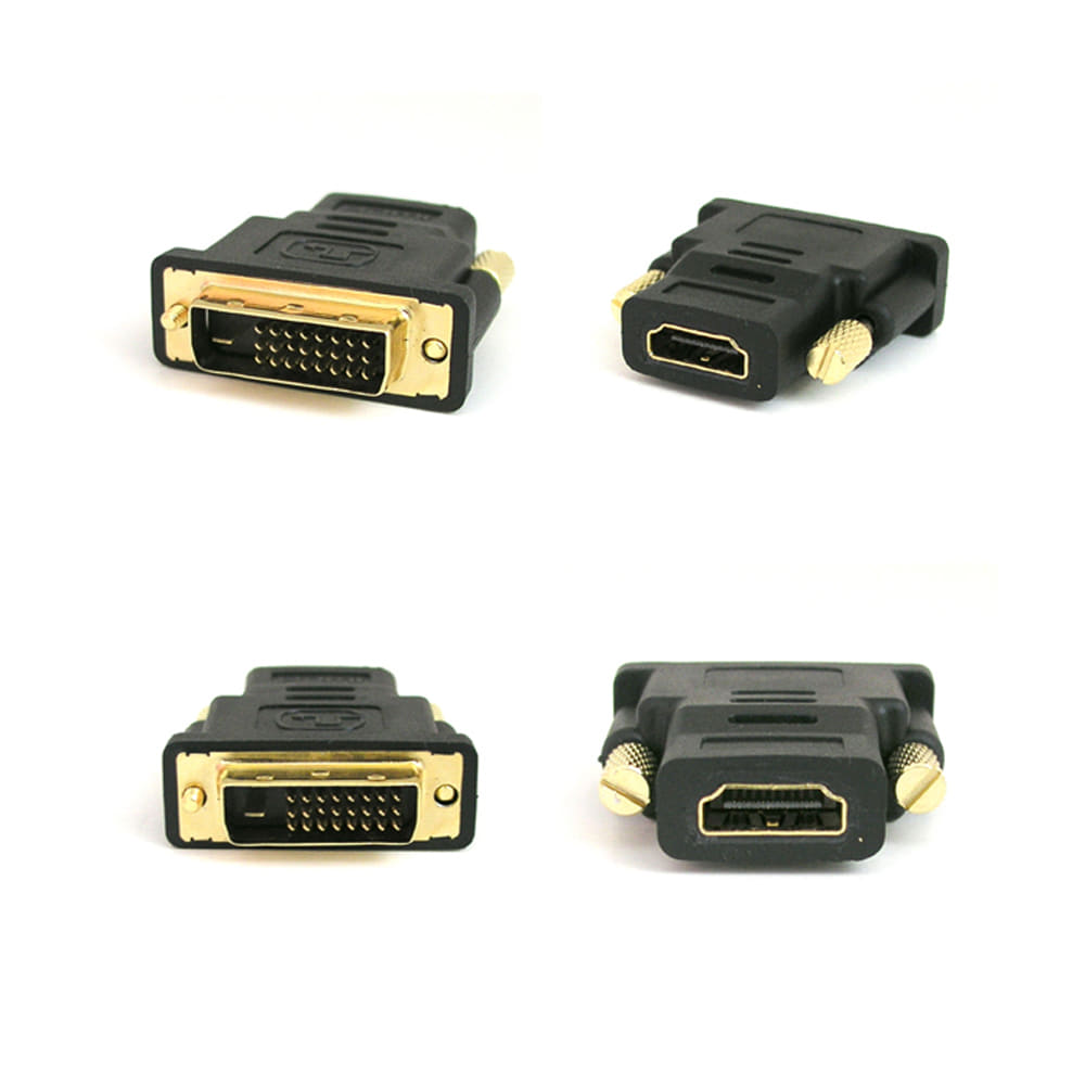 누리몰-DVI 젠더 (HDMI 암/ DVI 수)