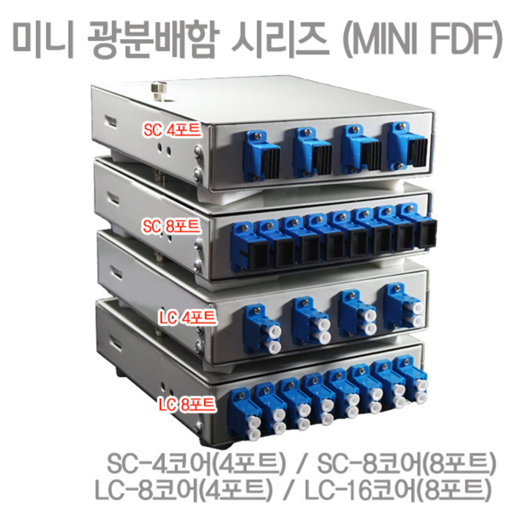 SC 광분배함 IN-MINI FDF SC-8C(8P) 싱글 8코어 미니