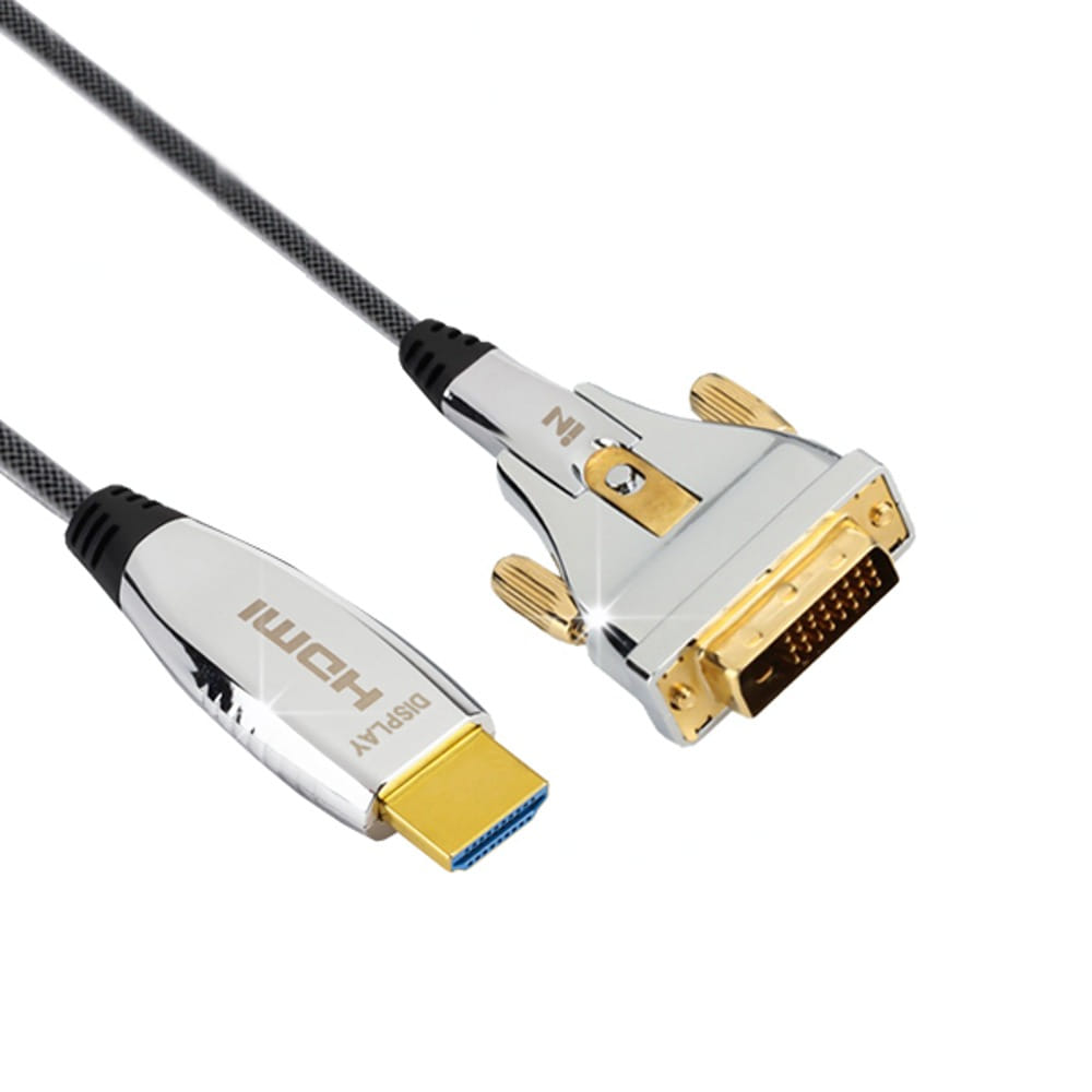 배관용 DVI TO HDMI 광케이블 100M