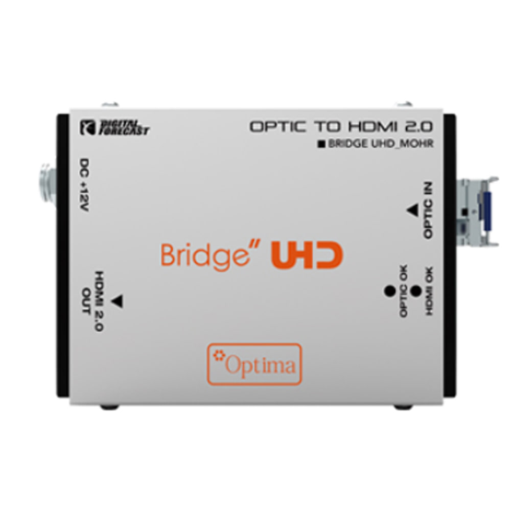 Bridge UHD M OHR UHD 4K Optic to HDMI 2.0 컨버터